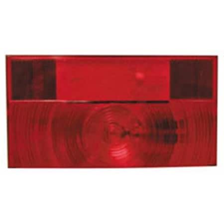 Powerhouse V2591125 Trailer Light Lens, Red PO651028